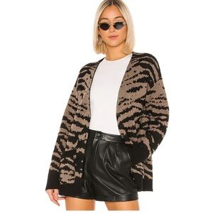 Pam and Gela Mohair Tiger Cardigan